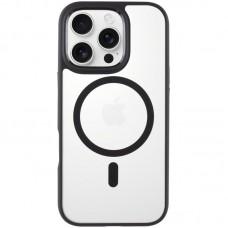 TPU+PC чохол Blueo Skin Friendly Frosted with MagSafe для Apple iPhone 16 Pro (6.3") Чорний