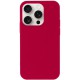 Чохол Silicone Case Full Protective (AA) NO LOGO для Apple iPhone 13 Pro Max (6.7") Червоний / Rose Red