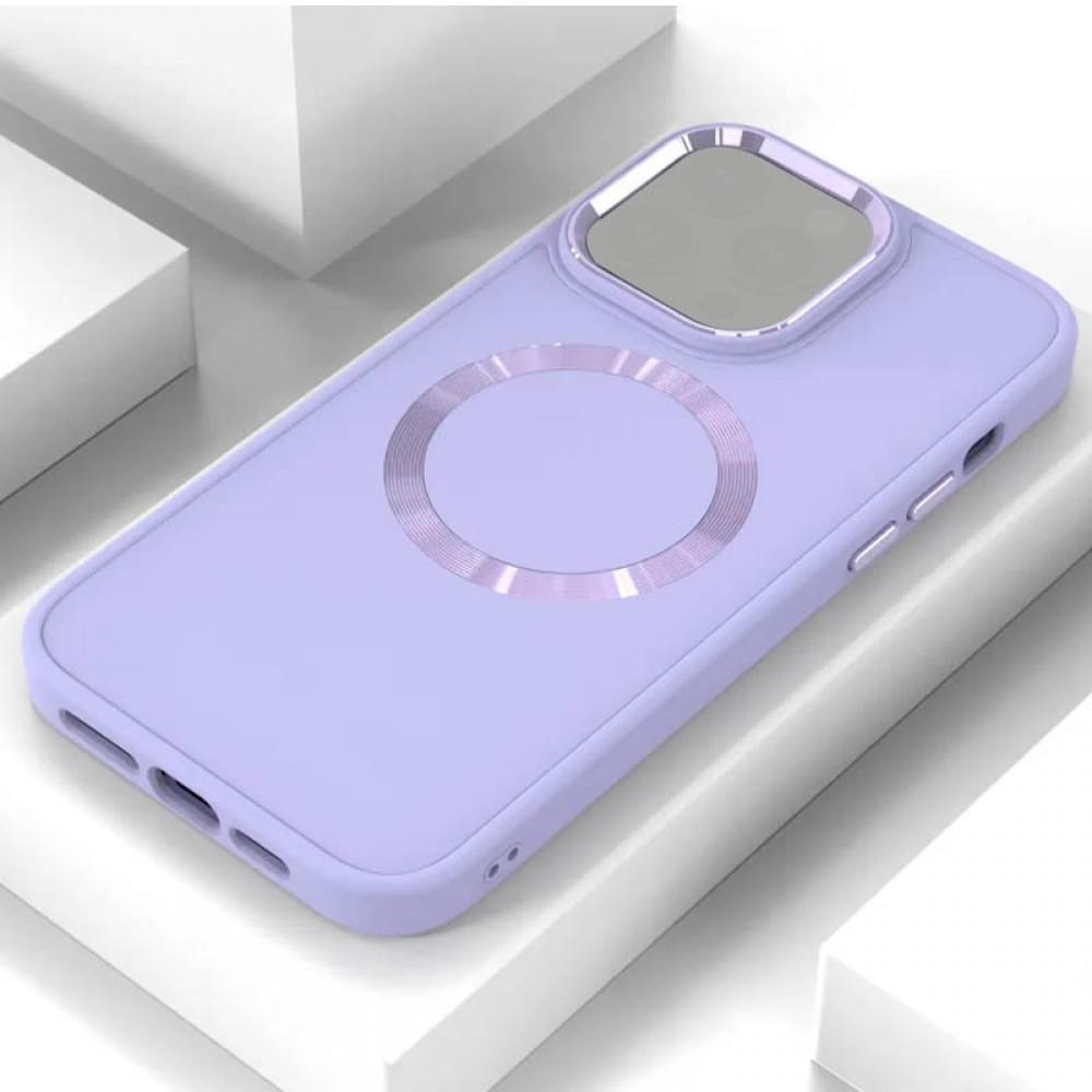 TPU чехол Bonbon Metal Style with MagSafe для Apple iPhone 15 (6.1")