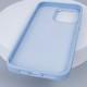Шкіряний чохол Bonbon Leather Metal Style with MagSafe для Apple iPhone 14 Pro (6.1") Блакитний / Mist blue