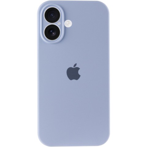 Чохол Silicone Case Full Camera Protective (AA) для Apple iPhone 16 (6.1") Блакитний / Lilac Blue