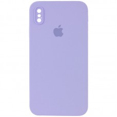 Чехол Silicone Case Square Full Camera Protective (AA) для Apple iPhone XS Max (6.5")