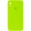 Чохол Silicone Case Square Full Camera Protective (AA) для Apple iPhone XR (6.1") Салатовий / Neon green