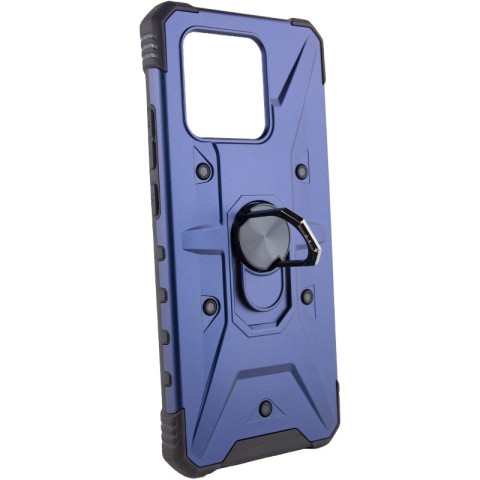 Ударостійкий чохол Pathfinder Ring для Xiaomi Redmi 10C / Poco C40 Синій / Navy