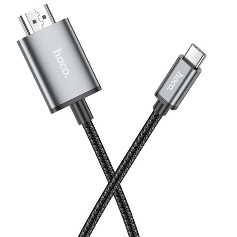 Перехідник Hoco UA27 HD Type-C to HDMI (2m) Metal gray