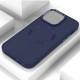 TPU чохол Bonbon Metal Style with MagSafe для Apple iPhone 14 (6.1") Синій / Cosmos Blue