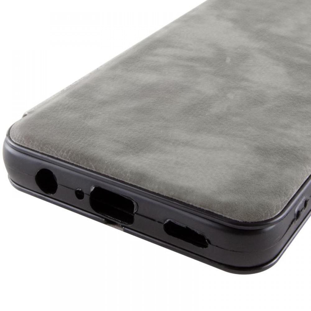 Шкіряний чохол-книжка Belora для Samsung Galaxy A07 / A06 Gray
