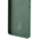 Чохол Silicone Cover Lakshmi Full Camera (AA) with logo для Xiaomi Poco X7 Зелений / Dark green