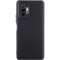 Чохол TPU GETMAN Liquid Silk Full Camera для Xiaomi Redmi Note 10 Pro / 10 Pro Max Чорний / Black