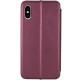 Шкіряний чохол-книжка Classy для Apple iPhone X / XS (5.8") Бордовий