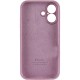Чохол Silicone Case Full Camera Protective (AA) для Apple iPhone 16 Plus (6.7") Ліловий / Lilac Pride
