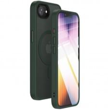 Чохол Ummi Colorful with MagSafe для Apple iPhone 16e (6.1") Зелений / Dark Green