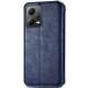 Шкіряний чохол книжка GETMAN Cubic (PU) для Xiaomi Poco X5 5G / Redmi Note 12 5G Синій