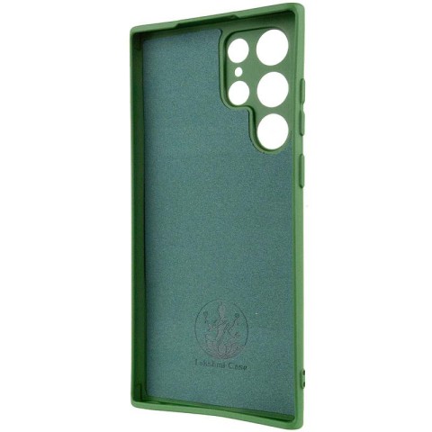 Чохол Silicone Cover Lakshmi Full Camera (AA) with logo для Samsung Galaxy S25 Ultra Зелений / Dark green