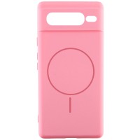 Чохол Silicone Cover Lakshmi Full Camera (AA) with MagFit для Google Pixel 7 Pro Рожевий / Light pink
