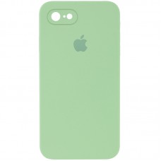 Чохол Silicone Case Square Full Camera Protective (AA) для Apple iPhone 6/6s (4.7") М'ятний / Mint