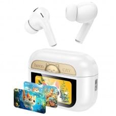 Бездротові TWS навушники Hoco EW88 Rampino with Touch Screen ANC White Бездротові TWS навушники Hoco EW88 Rampino with Touch Screen ANC White