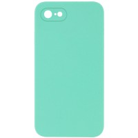Чохол Silicone Case Square Full Camera Protective (AA) NOLOGO для Apple iPhone 6/6s (4.7") Бірюзовий / Turquoise