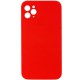 Silicone Case Square Full Camera Protective (AA) NOLOGO для Apple iPhone 11 Pro Max (6.5") Червоний / Red