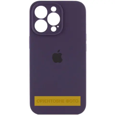 Чохол Silicone Case Full Camera Protective (AA) для Apple iPhone 17 Pro Max (6.9") Фіолетовий / Elderberry