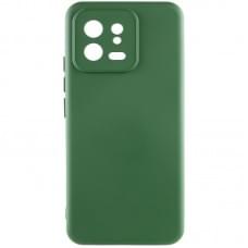 Чохол TPU GETMAN Liquid Silk Full Camera для Xiaomi 13 Pro Зелений / Dark green