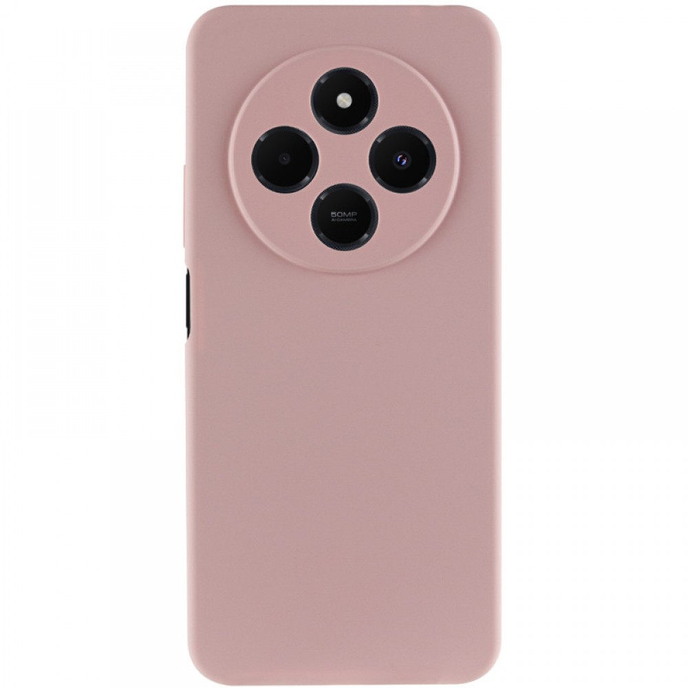 Чохол Silicone Cover Lakshmi Full Camera (AA) для Xiaomi Redmi 14C / Poco C75 Рожевий / Pink Sand