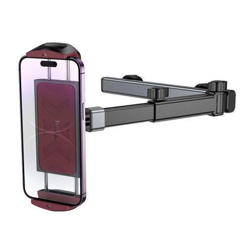 Автотримач Hoco H69 Gamble telescopic на підголівник Black / Red