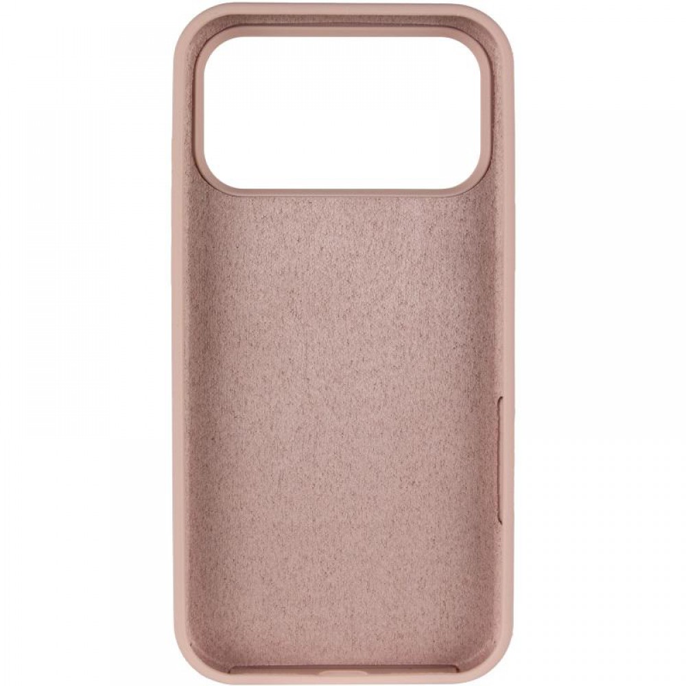 Чохол Silicone Case Full Protective (AA) для Apple iPhone 17 Pro Max (6.9") Рожевий / Pink Sand