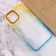 Чохол TPU+PC Fresh sip series для Apple iPhone 12 Pro / 12 (6.1") Бірюзовий / Помаранчевий