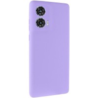 Чохол Silicone Cover Lakshmi Full Camera (AA) для Motorola Edge 50 Бузковий / Dasheen