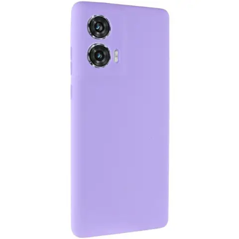 Чохол Silicone Cover Lakshmi Full Camera (AA) для Motorola Edge 50 Бузковий / Dasheen