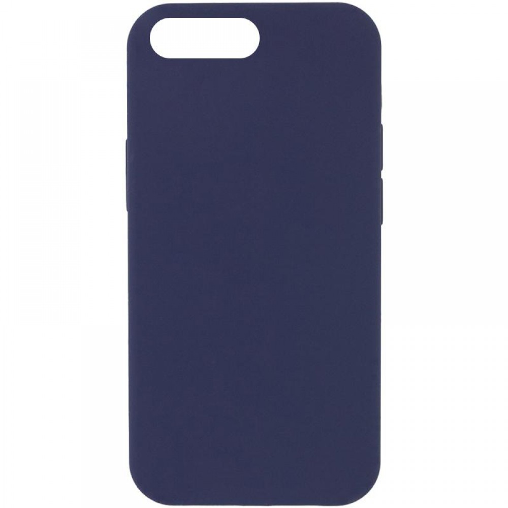 Чохол Silicone Case Full Protective (AA) NO LOGO для Apple iPhone 7 plus / 8 plus (5.5") Темно-синій / Midnight blue