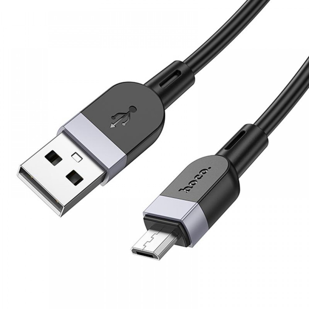 Дата кабель Hoco X109 Energy silicone USB to MicroUSB (3m) Black