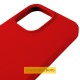 Чохол Silicone Case (AA) Logo with MagSafe для Apple iPhone 16 Pro Max (6.9") Червоний / Red