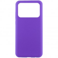 Чохол Silicone Cover Lakshmi (AAA) для Xiaomi Poco X6 Pro Фіолетовий / Amethyst