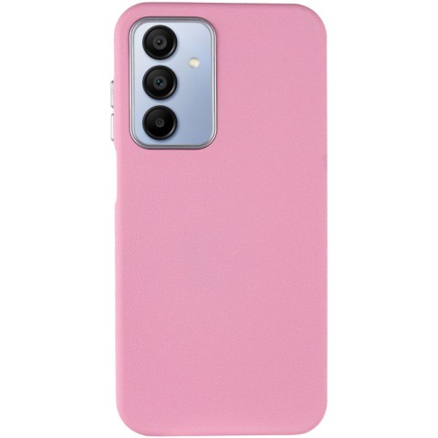 Шкіряний чохол Leather Case Metal Buttons для Samsung Galaxy A15 4G/5G / M15 5G Light Pink