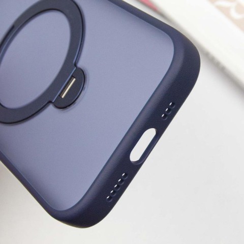Чохол Ummi Colorful with MagSafe HQ Ring для Apple iPhone 15 Pro (6.1") Dark Blue