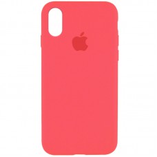 Чохол Silicone Case Full Protective (AA) для Apple iPhone XR (6.1") Кавуновий / Watermelon red