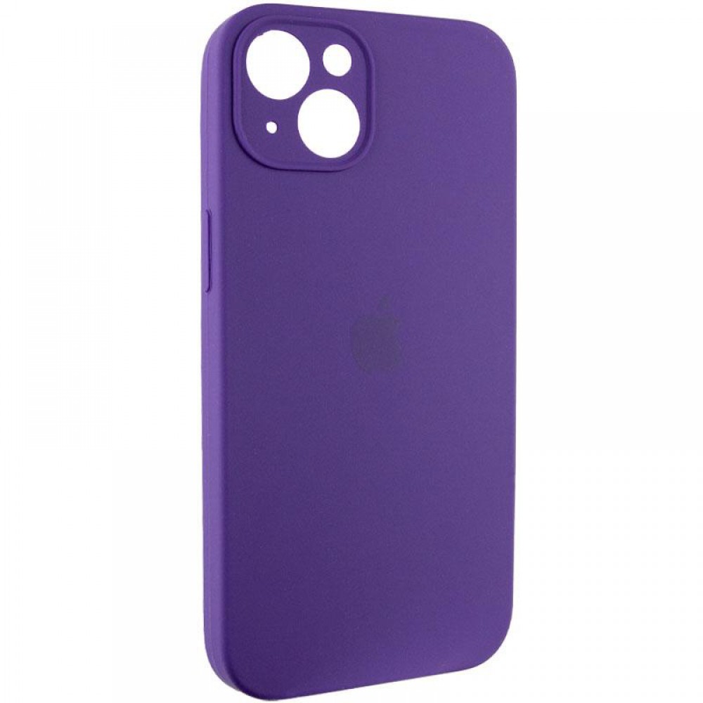 Чохол Silicone Case Full Camera Protective (AA) для Apple iPhone 15 (6.1") Фіолетовий / Amethyst