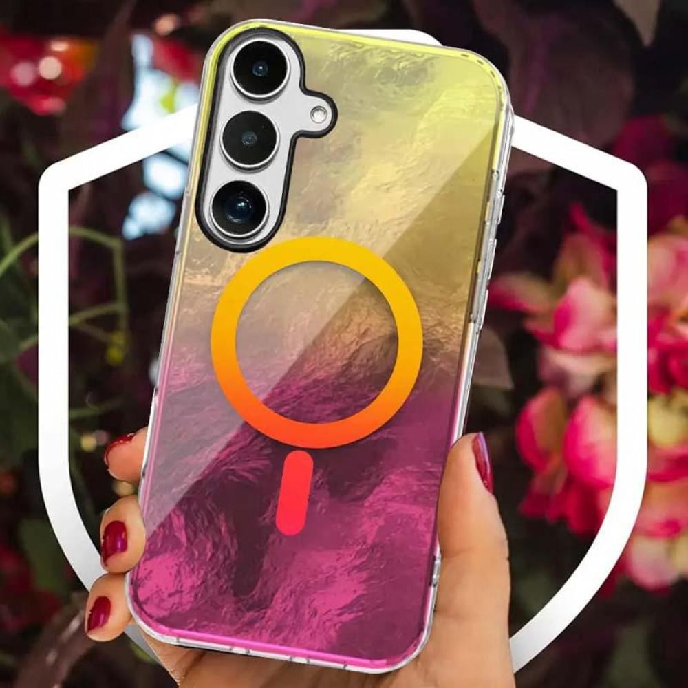 Чехол TPU Shiny Mountain (MagFit) для Samsung Galaxy S24 FE