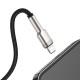 Дата кабель Baseus Cafule Series Metal USB to Lightning 2.4A (0.25m) (CALJK-0) Black