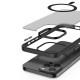 TPU+PC чохол Metal Buttons with MagSafe Colorful для Apple iPhone 13 Pro (6.1") Чорний / Black
