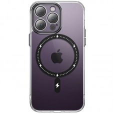 Чохол TPU+PC Colorful with MagSafe для Apple iPhone 13 Pro (6.1") Black