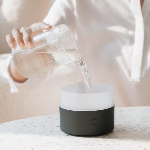 Зволожувач повітря з підсвічуванням WX107 Type-C/5V USB 230ml White