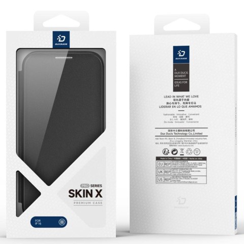 Чохол-книжка Dux Ducis Skin X Pro with MagSafe для Apple iPhone 16 (6.1") Black