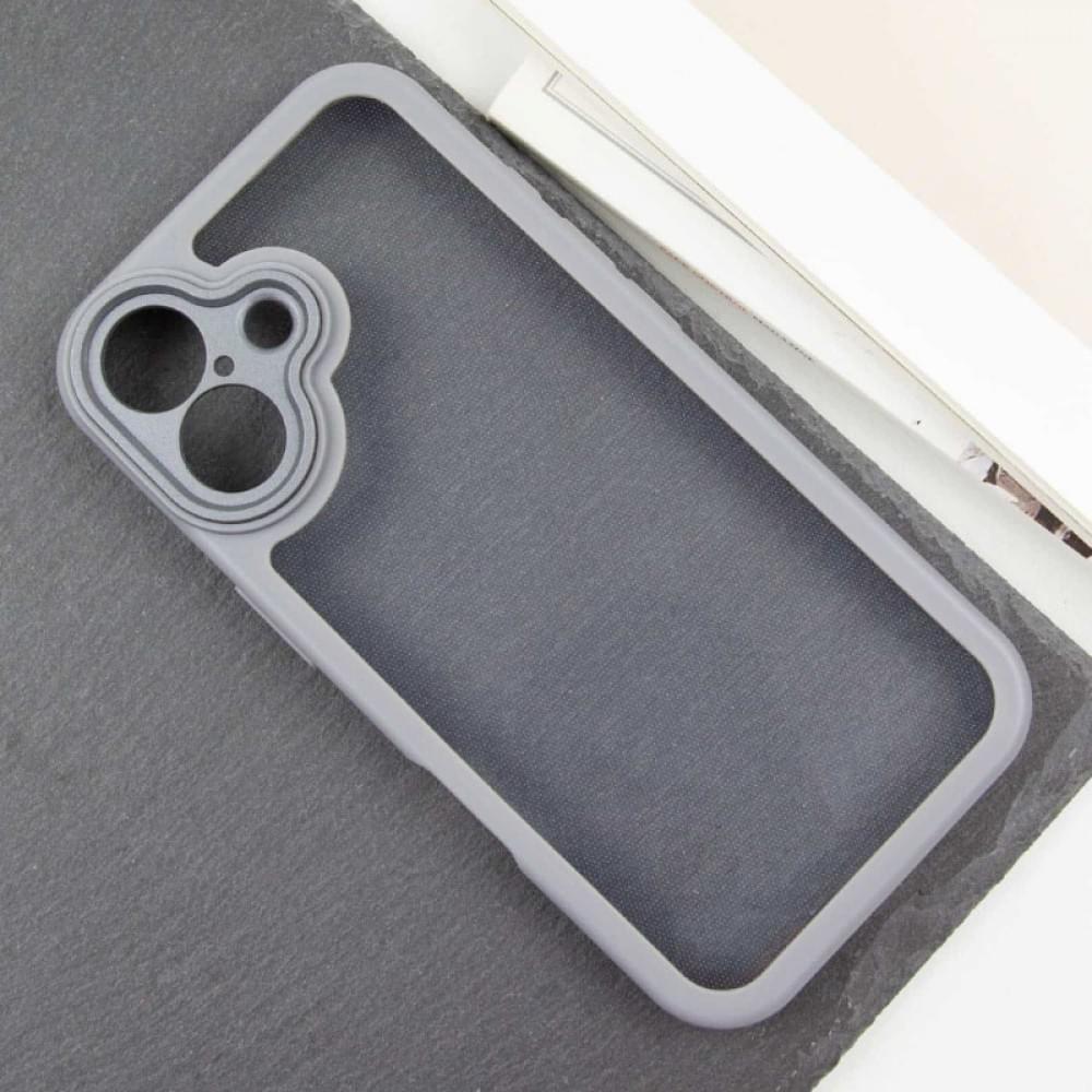 TPU чехол Transparent + Colour 1,5mm для Apple iPhone 16 (6.1")