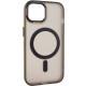 Чохол TPU+PC Lily with MagSafe для Apple iPhone 14 (6.1") Dark Gray