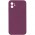 Silicone Case Square Full Camera Protective (AA) NOLOGO для Apple iPhone 11 (6.1") Бордовий / Maroon