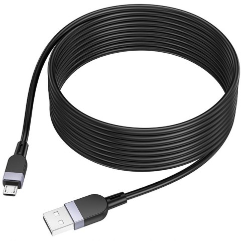 Дата кабель Hoco X109 Energy silicone USB to MicroUSB (3m) Black