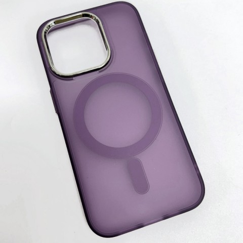 Чохол TPU+PC Lily with MagSafe для Apple iPhone 14 Pro (6.1") Deep Purple